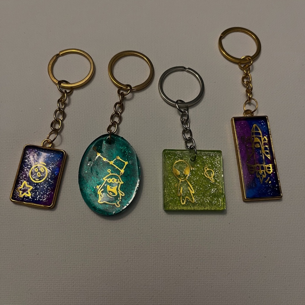 Artisan Multicolor Key Holders - image 1
